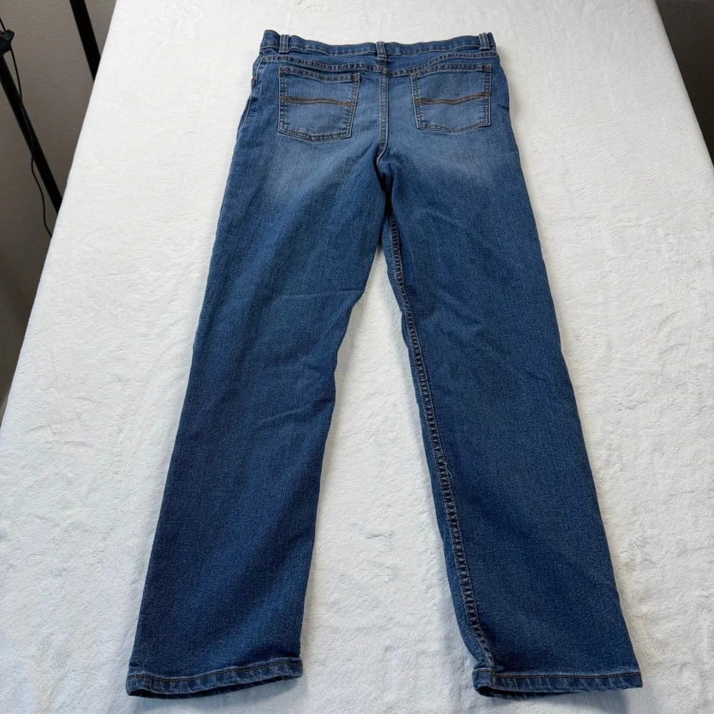 Carter's Straight‎ Leg Jeans Kids 14/14A Blue Good Medium Wash Classic Denim